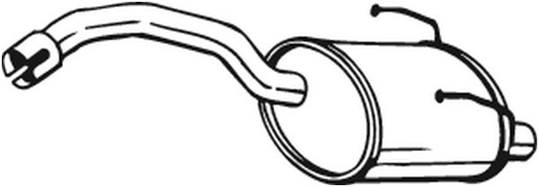 Achterdemper Bosal 148-187