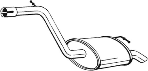 Achterdemper Bosal 154-181