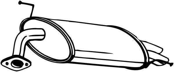 Achterdemper Bosal 163-161