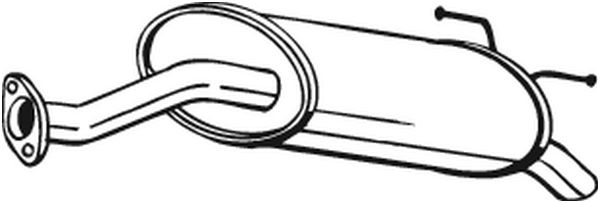 Achterdemper Bosal 163-393