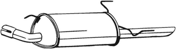 Achterdemper Bosal 185-405