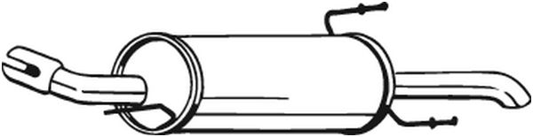 Achterdemper Bosal 185-445