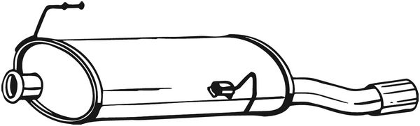 Achterdemper Bosal 190-013