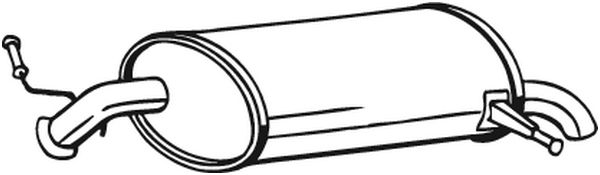 Achterdemper Bosal 190-043