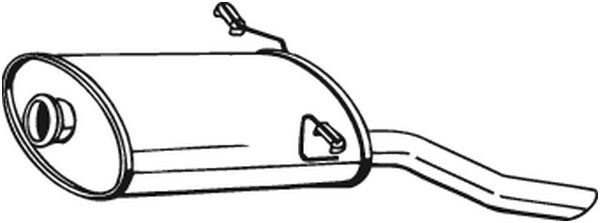 Achterdemper Bosal 190-041