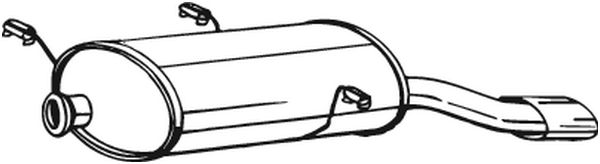 Achterdemper Bosal 190-211