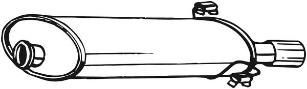 Achterdemper Bosal 190-235