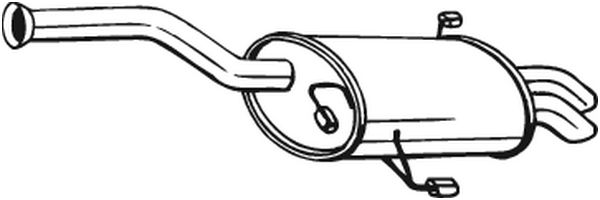 Achterdemper Bosal 190-953