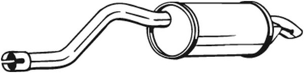 Achterdemper Bosal 200-083