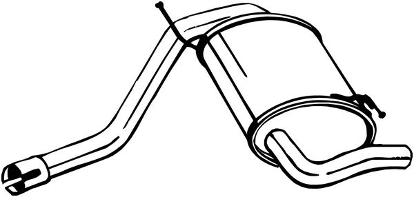 Achterdemper Bosal 200-219