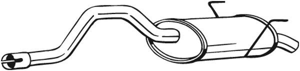 Achterdemper Bosal 200-157