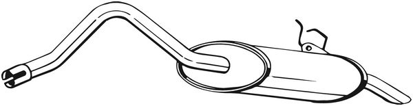 Achterdemper Bosal 200-259