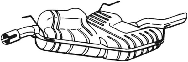 Achterdemper Bosal 215-219