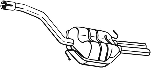 Achterdemper Bosal 233-551