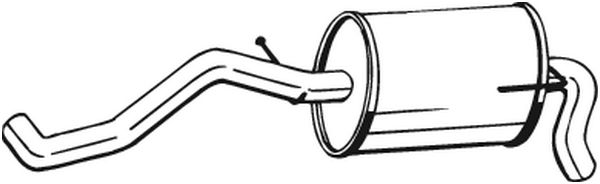 Achterdemper Bosal 227-473