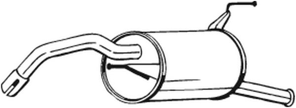 Achterdemper Bosal 228-145