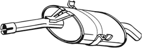 Achterdemper Bosal 228-331