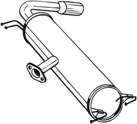 Achterdemper Bosal 228-467