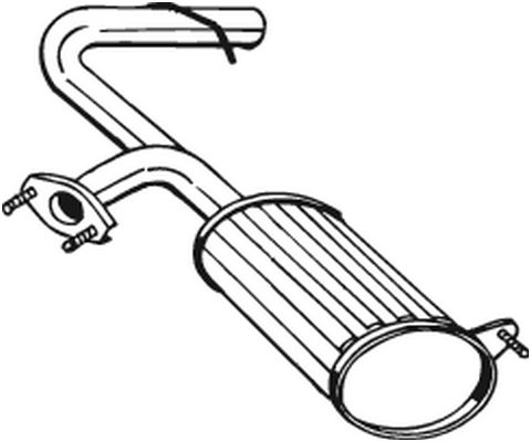 Achterdemper Bosal 229-501