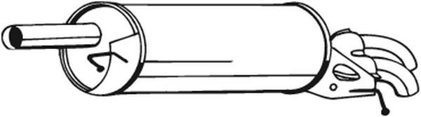 Achterdemper Bosal 233-071