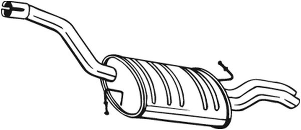 Achterdemper Bosal 233-145