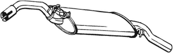 Achterdemper Bosal 233-563