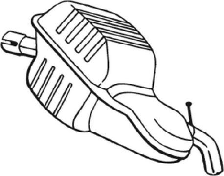 Achterdemper Bosal 235-151