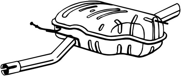 Achterdemper Bosal 247-101