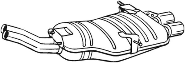 Achterdemper Bosal 247-531