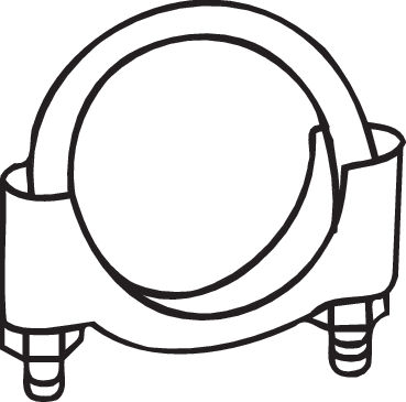 Uitlaatklem Bosal 250-250