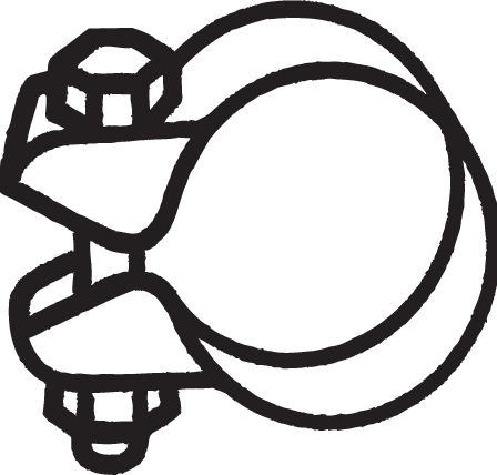 Uitlaatklem Bosal 250-351