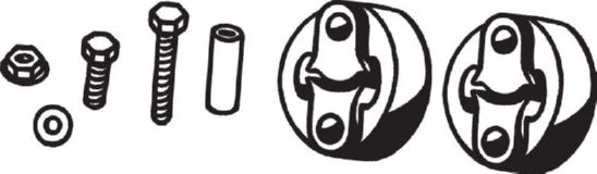 Uitlaatklem Bosal 254-021