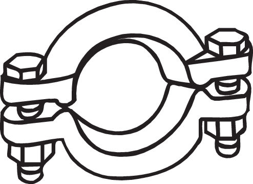 Uitlaatklem Bosal 254-039