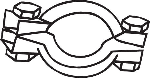 Uitlaatklem Bosal 254-940