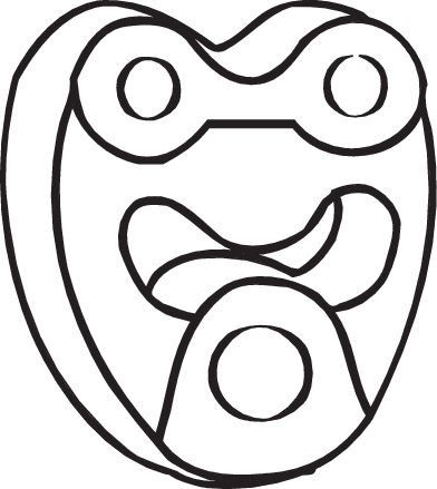 Ophangrubber Bosal 255-123