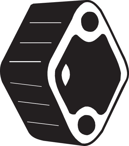 Ophangrubber Bosal 255-375