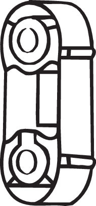 Ophangrubber Bosal 255-208