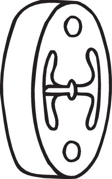 Ophangrubber Bosal 255-215