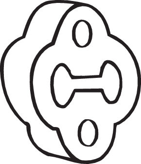 Ophangrubber Bosal 255-275