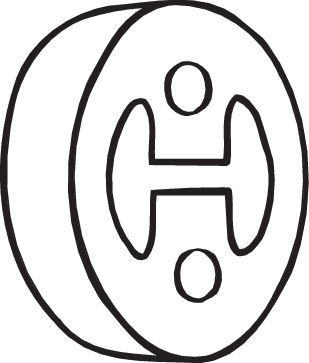 Ophangrubber Bosal 255-149