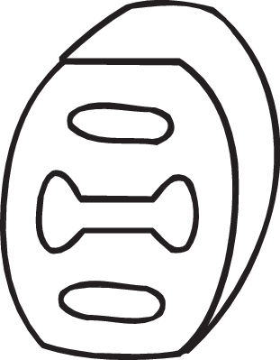 Ophangrubber Bosal 255-854