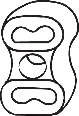 Ophangrubber Bosal 255-949