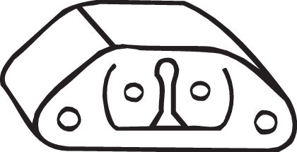 Ophangrubber Bosal 255-973