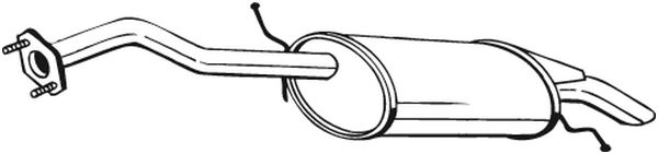 Achterdemper Bosal 278-125