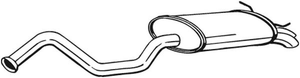 Achterdemper Bosal 278-735