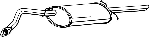 Achterdemper Bosal 278-875