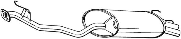 Achterdemper Bosal 279-513