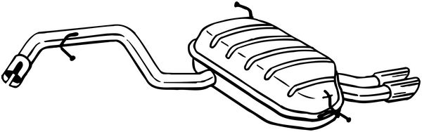 Achterdemper Bosal 279-655