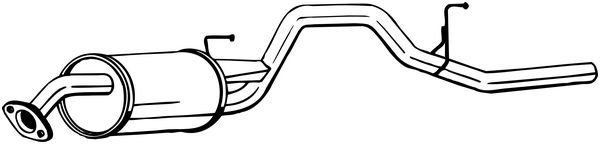 Achterdemper Bosal 281-087