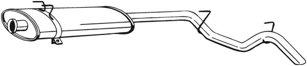 Achterdemper Bosal 281-943